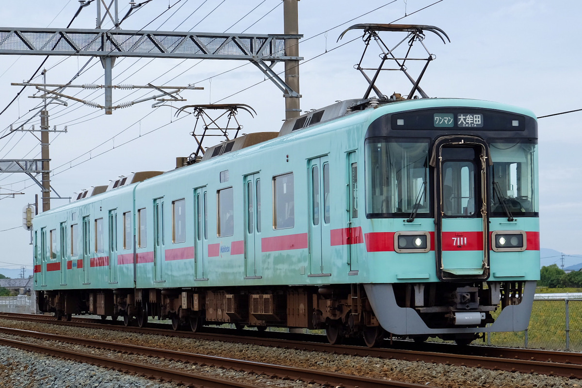 西日本鉄道 筑紫車両基地 7000形 7111F