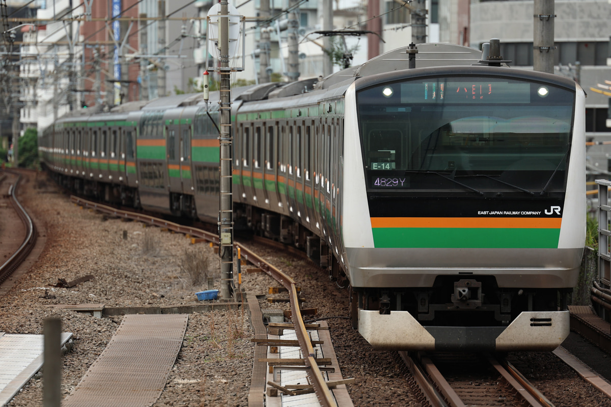 JR東日本 国府津車両センター E233系 コツE-14編成