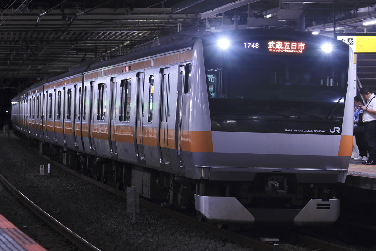 JR東日本 豊田車両センター本区 E233系 トタ青660編成