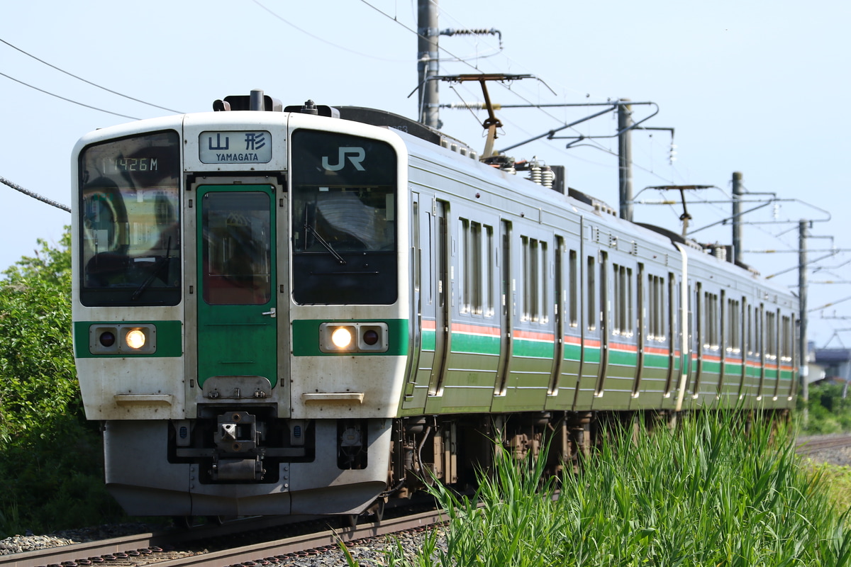 JR東日本 山形新幹線車両センター 719系 Y-6編成