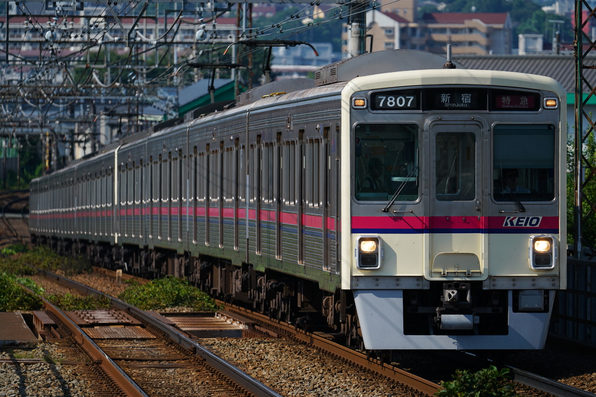 京王電鉄 高幡不動検車区 7000系 7807F