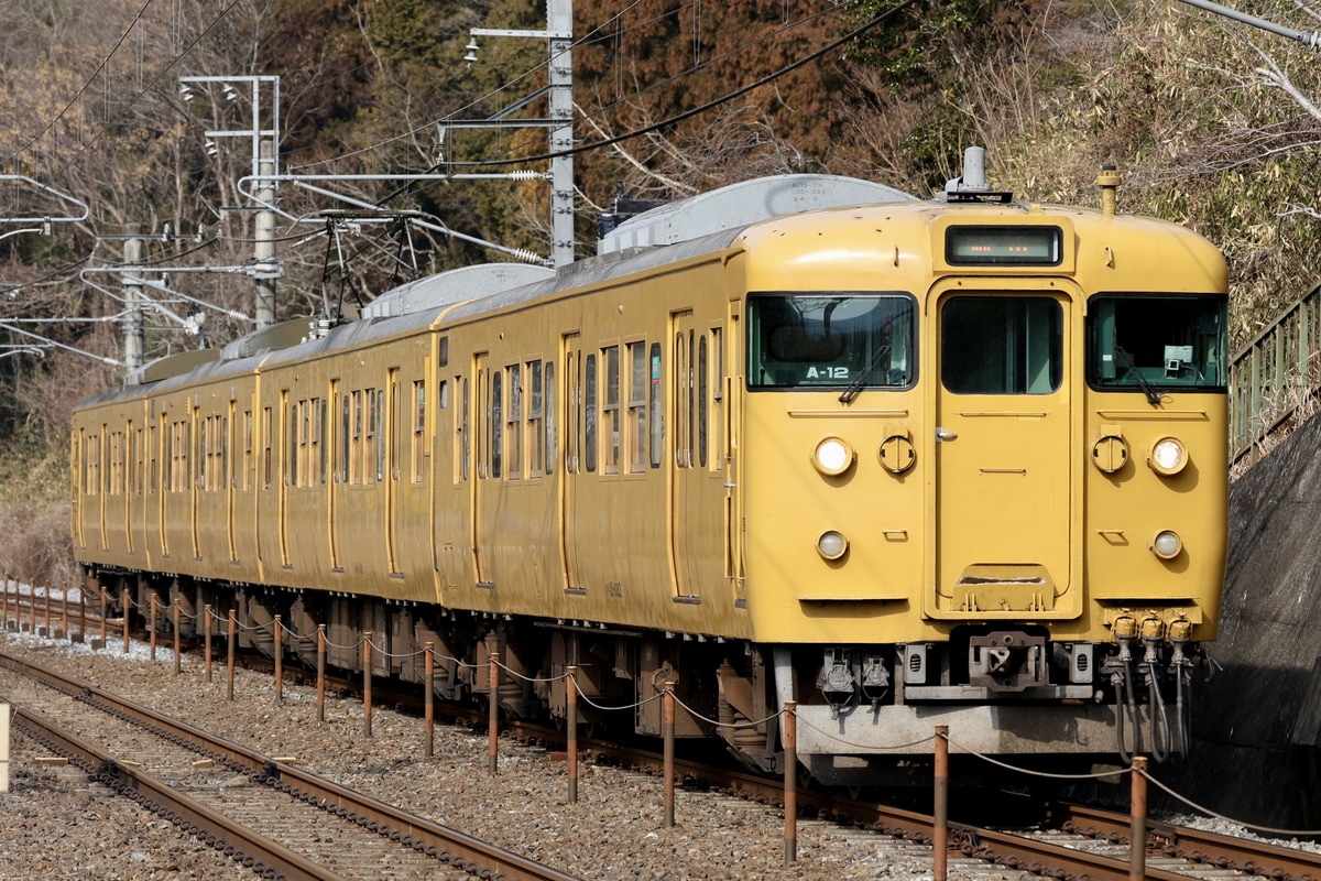 JR西日本 下関総合車両所岡山電車支所 115系 A-12編成