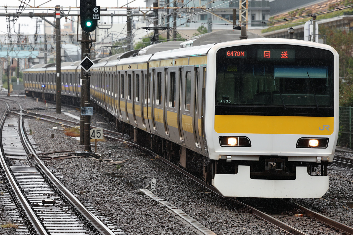JR東日本 三鷹車両センター E231系 ミツA535編成