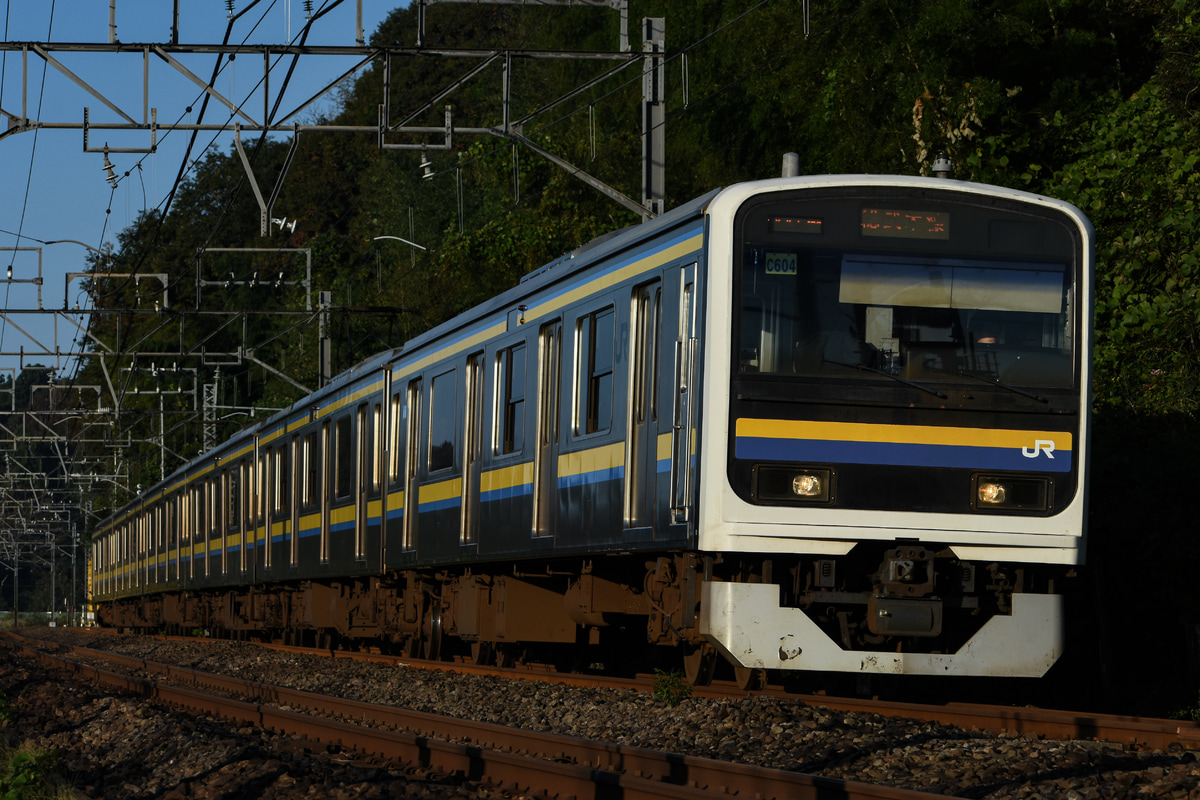 JR東日本 幕張車両センター 209系 C604編成