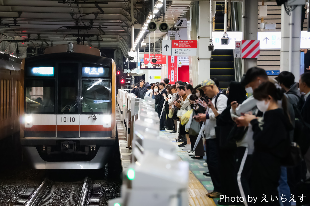 東京メトロ 和光検車区 10000系 10110F