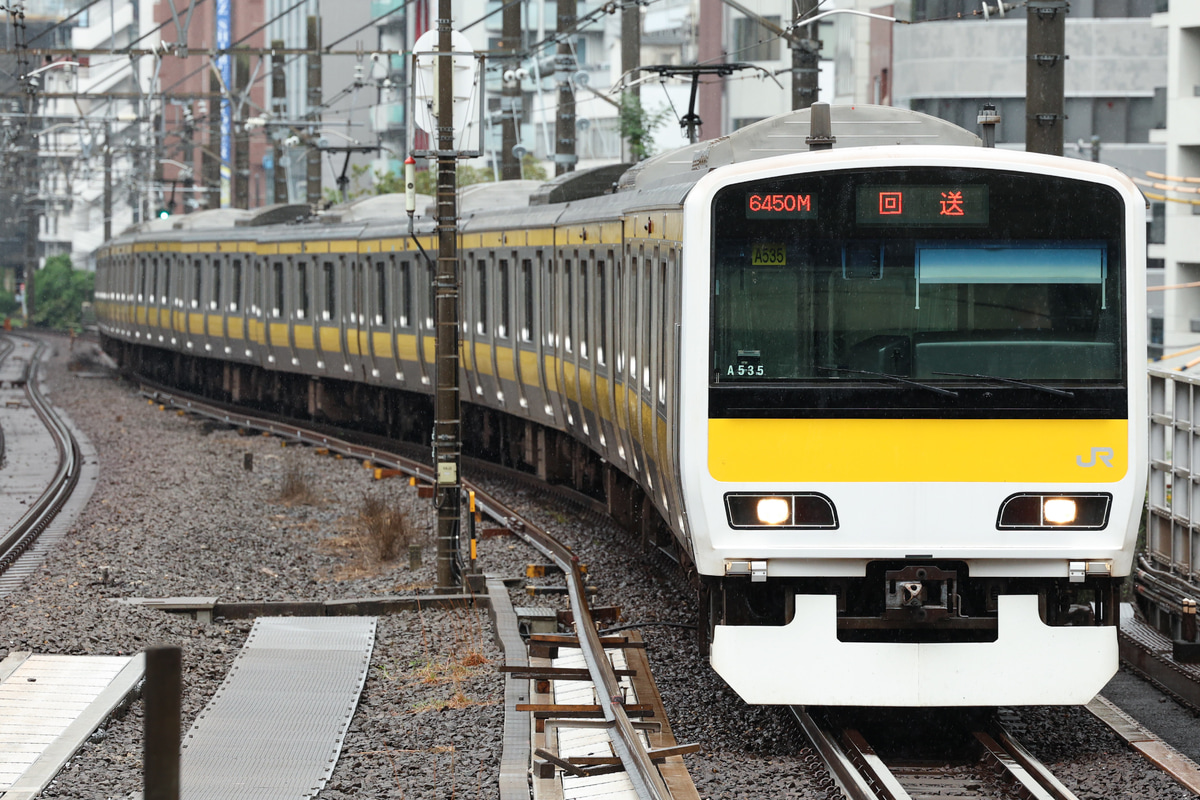JR東日本 三鷹車両センター E231系 ミツA535編成