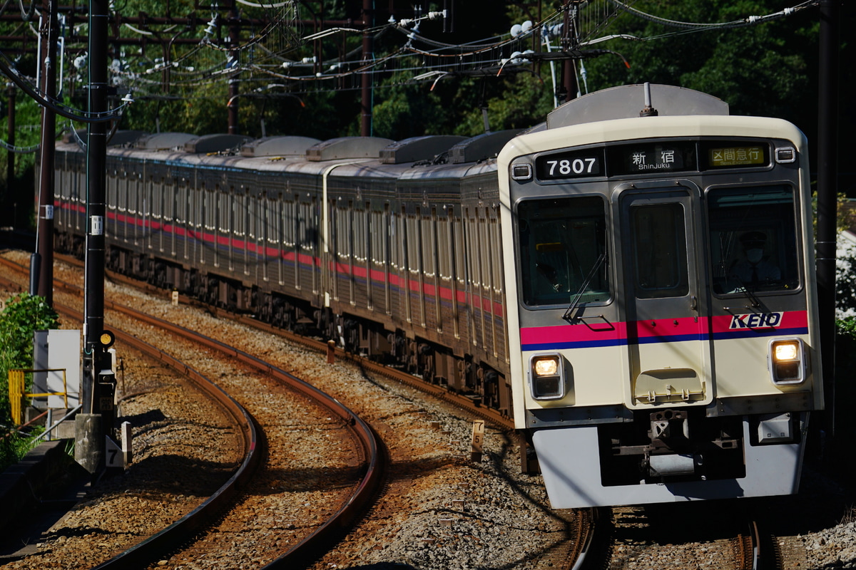 京王電鉄 高幡不動検車区 7000系 7807F