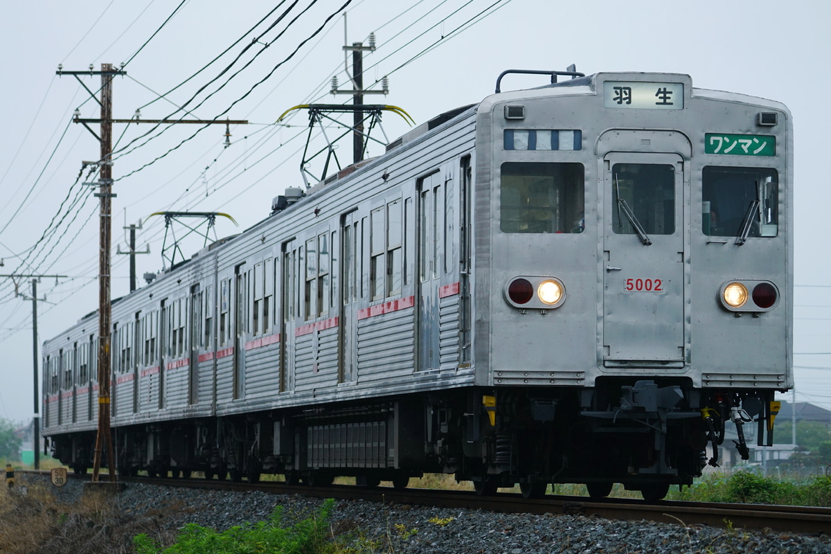 秩父鉄道 広瀬川原車両基地 5000系 5002F