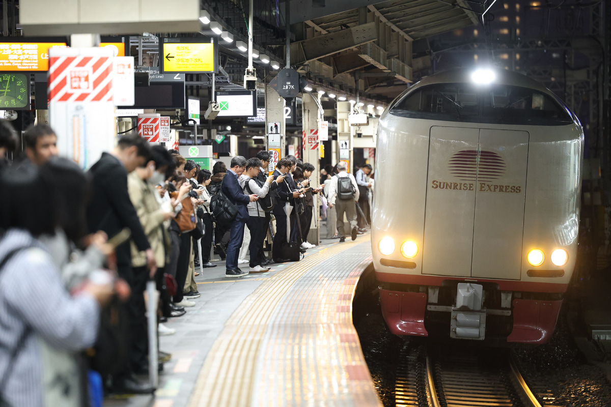 JR西日本 後藤総合車両所出雲支所 285系 I3編成