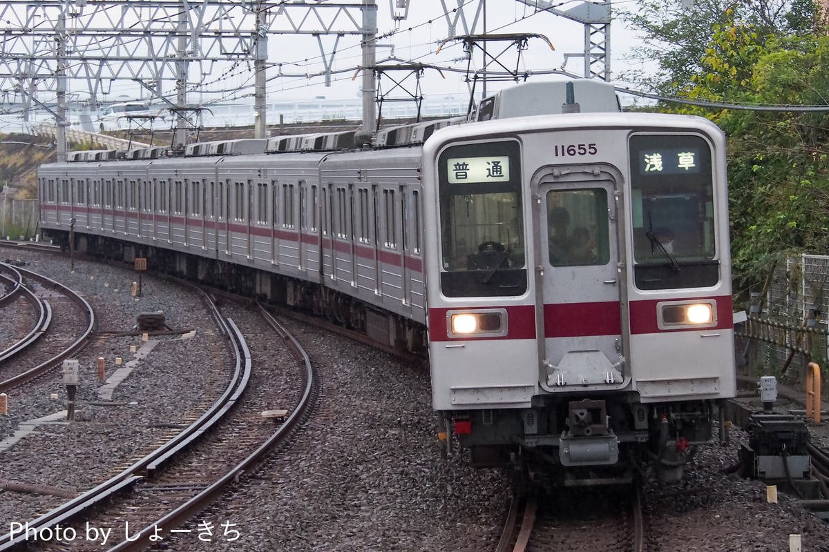 東武鉄道 春日部検修区 10030型 11655F