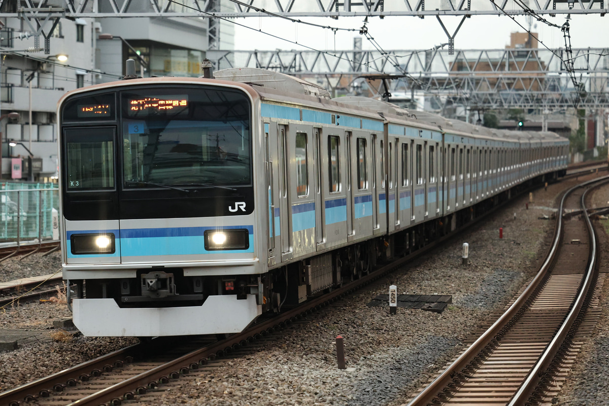 JR東日本 三鷹車両センター E231系 ミツK3編成