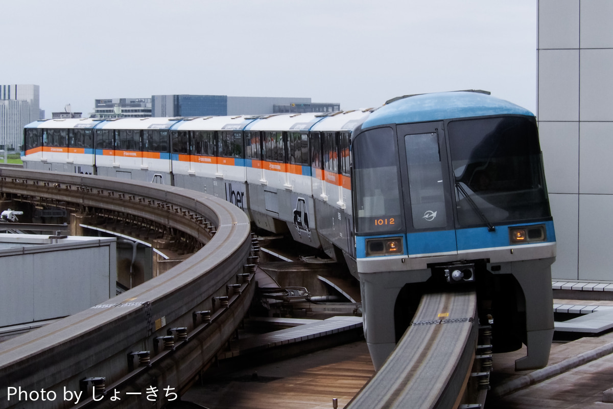 東京モノレール 昭和島車両区 1000形 1007F