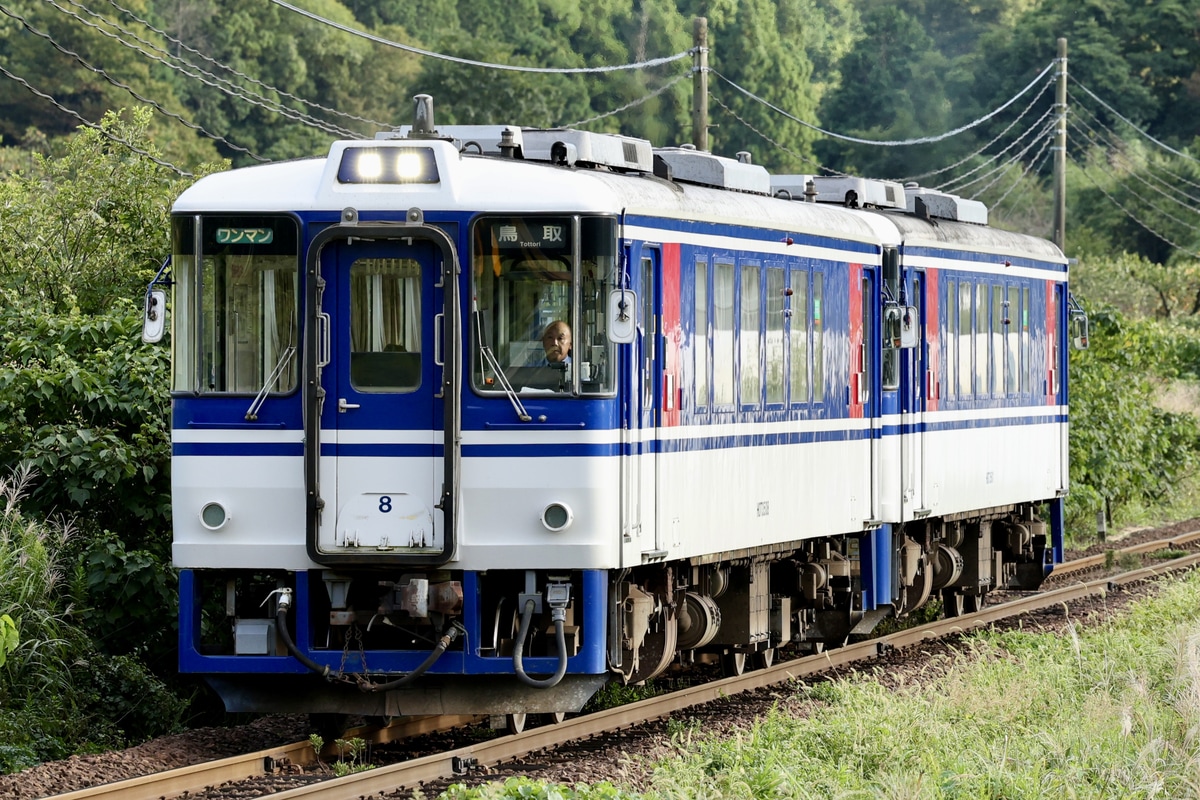 智頭急行 大原車両基地 HOT3500形 8