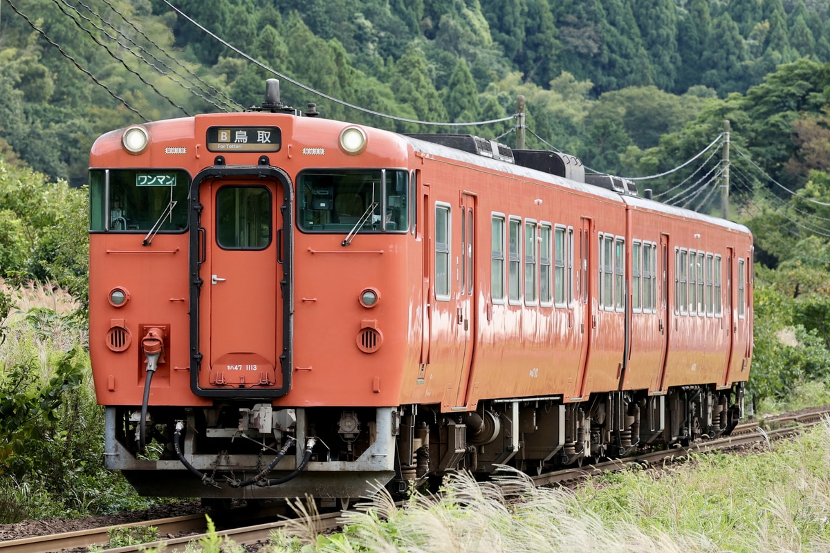 JR西日本 後藤総合車両所米子支所 キハ47形 1113