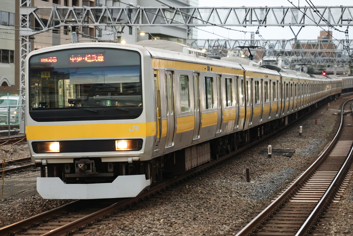 JR東日本 三鷹車両センター E231系 ミツB14編成