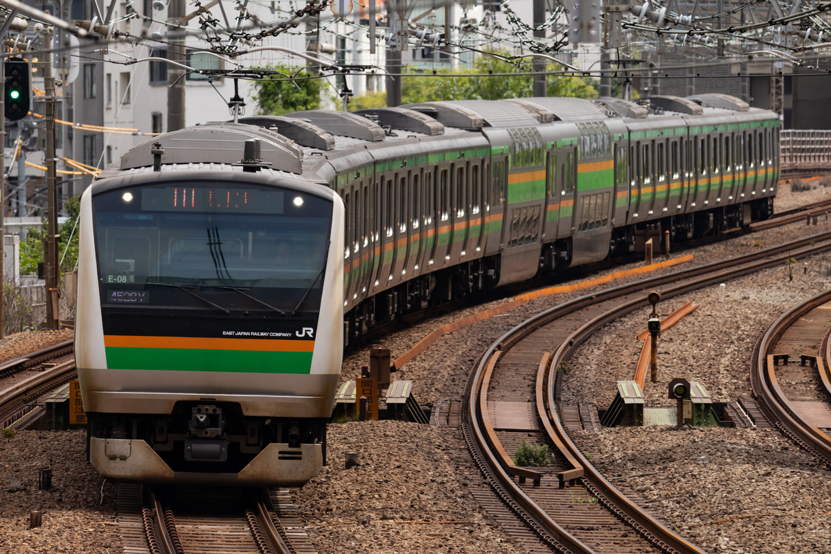 JR東日本 国府津車両センター E233系 E-08編成