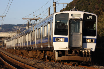 JR東日本415系K539編成を十王～高萩間で撮影した画像