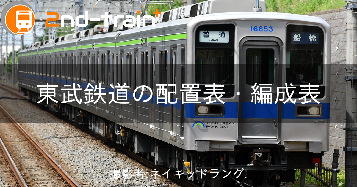 東武鉄道8000系の編成表|2nd-train